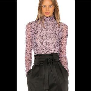 Cinq a Sept Python Turtleneck! NWT!